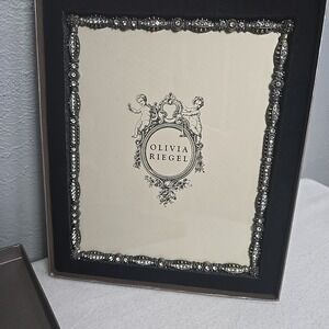 Olivia Riegel Bronze Asbury 8" x 10" Frame Crystal Elegant